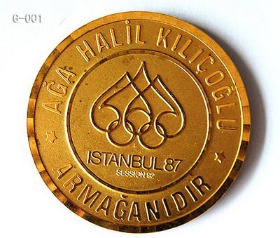 IOC 92nd Session Badge,Istanbul 1987