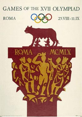 Rome 1960 Olympic Poster