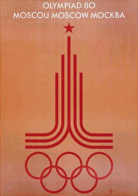 Moscow 1980 Olympic Poster