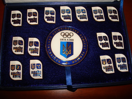 索契冬奥会乌克兰纪念徽章