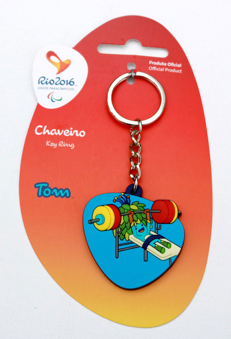 2016里约残奥会吉祥物钥匙链（举重）