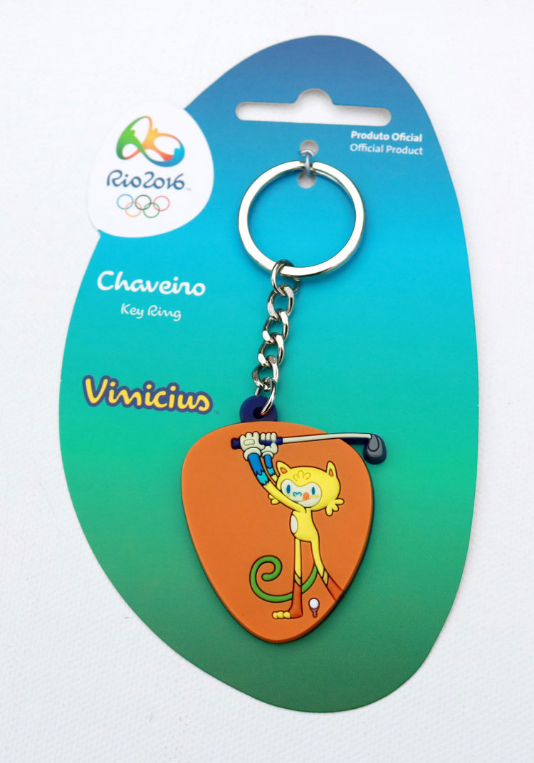 2016里约奥运会吉祥物钥匙链（高尔夫）